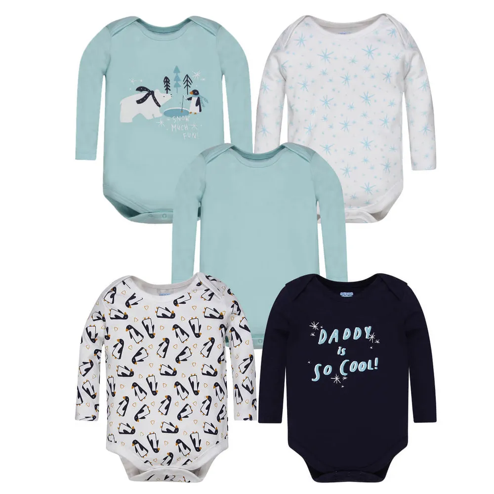 Snow Much Fun - Organic 5 Pack Bodysuit