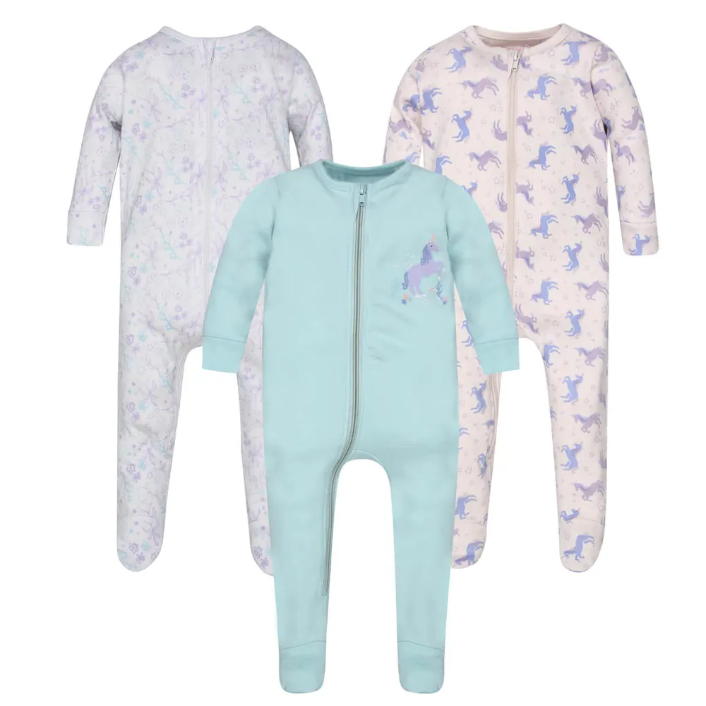 Unicorn Magic - Organic 3 Pack Sleep N' Play